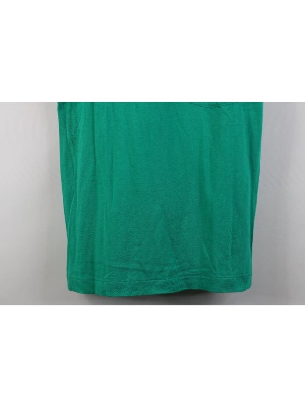 Vtg 70s 80s Streetwear Mens Medium Blank Cotton Pocket T-Shirt Kelly Green USA - Picture 3 of 12